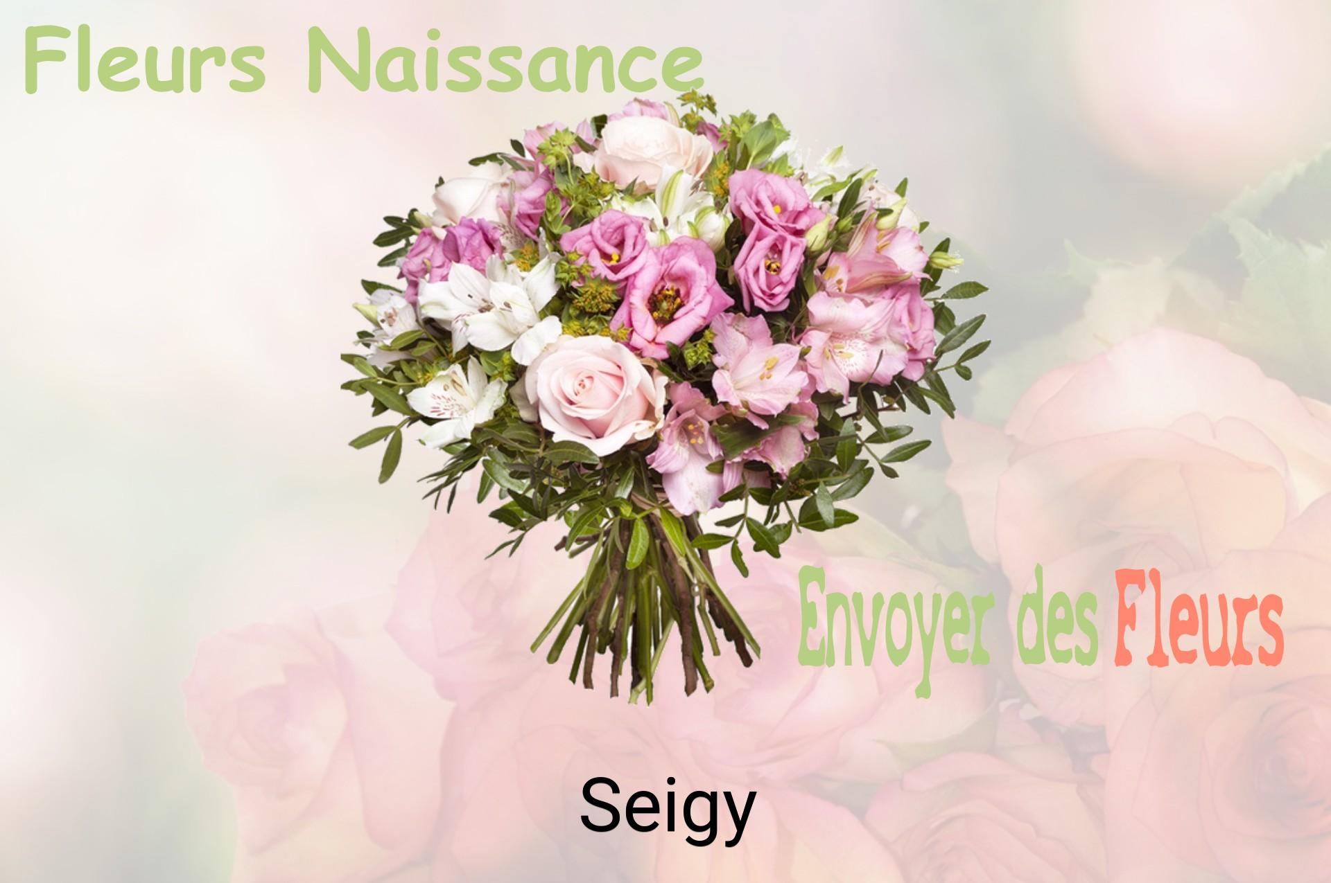 Bouquet de fleurs de naissance livré à Seigy